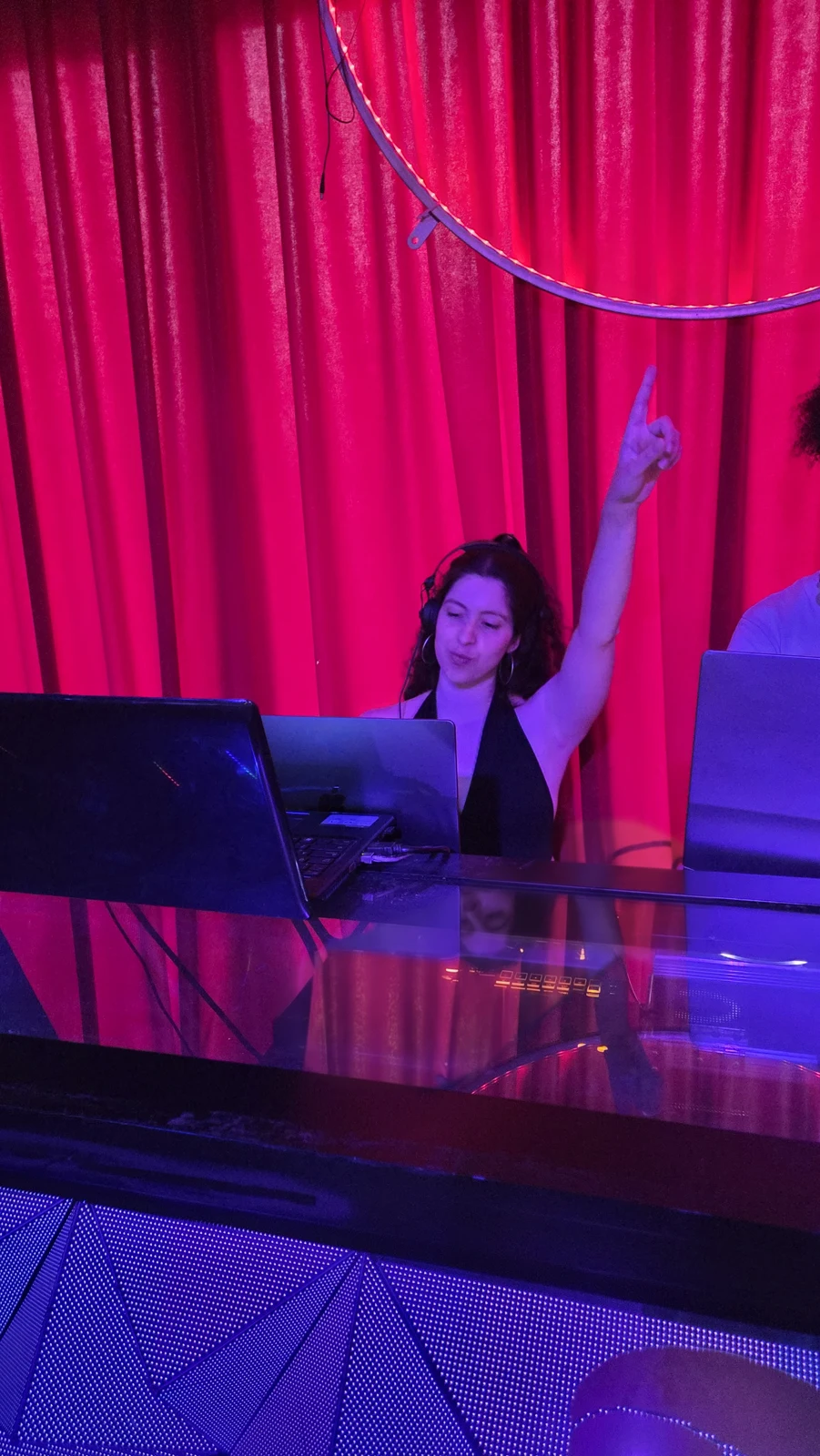 DJ Liat Elka at the decks